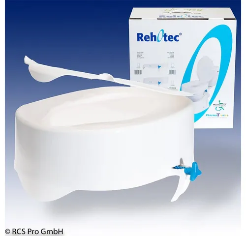Toilettensitzerhöhung REHOTEC mit Deckel 15cm von Pharmaouest