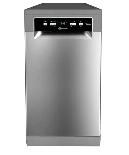 Bauknecht BK6FC11BS7A0X Geschirrspüler - Energieeffizienter Geschirrspüler mit flexibler Innenaufteilung und innovativer Reinigungstechnologie für strahlend sauberes Geschirr.