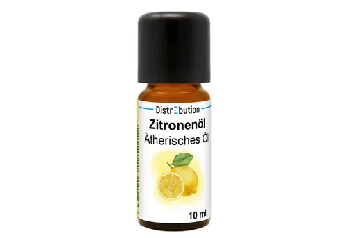 DistrEbution Duftöl Ätherisches Öl, Zitronenöl, 100% Naturrein, Für Kerzen und Kosmetik
