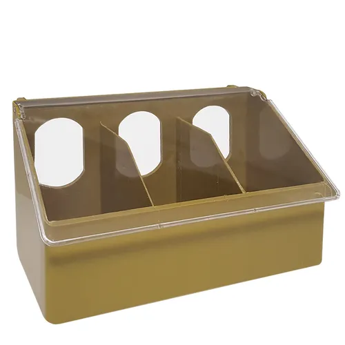 Futterautomat für Tauben mit 3 Abteilungen - 1,5 kg