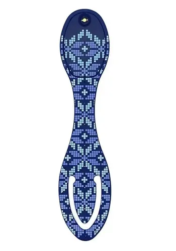 Flexilight Leselicht (Icelandic Blue) 2 in 1 Leselampe & Lesezeichen Geschenk...