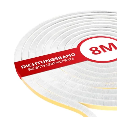 Zugluftstopper, Fenster- & Türdichtungen Weiß von XEEINC