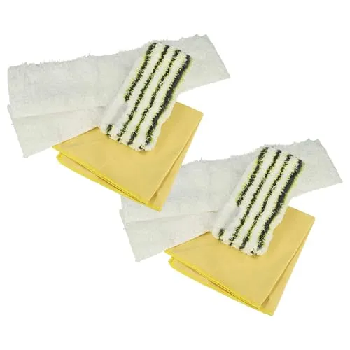 vhbw 8-TLG. Mikrofaser-Tuchset kompatibel mit Kärcher SC 1.030 B, SC 1.020, DE 4002, SC 1.010, SC 1002, SC 1052 Dampfreiniger