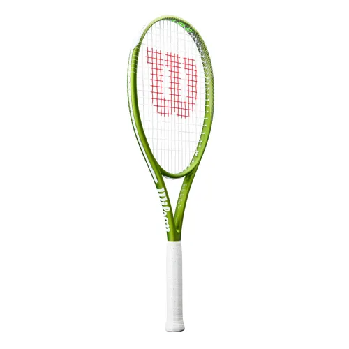 Wilson Tennisschläger Blade Feel Team 103 - Besaitet, Griffstärke 2 - Der Blade Feel Team 103 bietet eine ideale Kombination aus Power und Kontrolle. Mit einem größeren Schlägerkopf für mehr Sweetspot ist er perfekt für Spieler, die ihr Spiel verbessern möchten. Der AireLite Bumper Guard sorgt für zusätzliche Langlebigkeit.