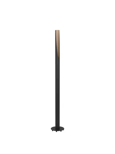 EGLO BARBOTTO Stehlampe 3000K Schwarz/Holz von EGLO