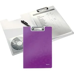 Leitz Klemmbrettmappe 4199-00-62, WOW, A4, Kunststoff, violett