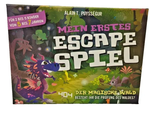 Mein erstes Escape Spiel -Der magische Wald-Kartenspiel-Neu OVP #