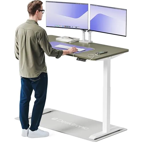 Desktronic HomeOne – Elektrisch höhenverstellbarer Schreibtisch mit Touchscreen-Steuerung