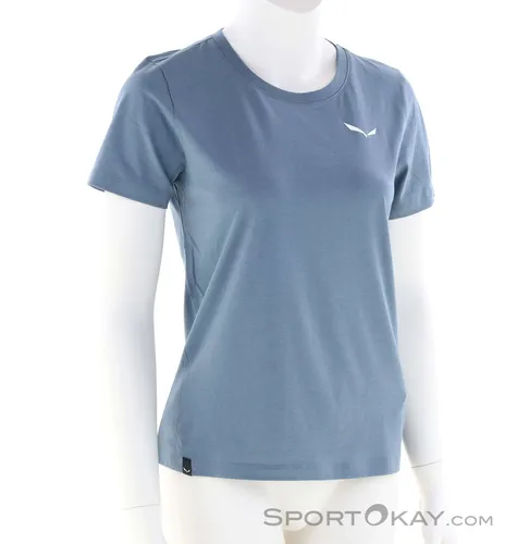 Salewa Damen Eagle Nature T-Shirt - Größe S, blau - T-Shirts Funktion: Luftig und bequem, ideal für entspannte Tage und alpine Aktivitäten.