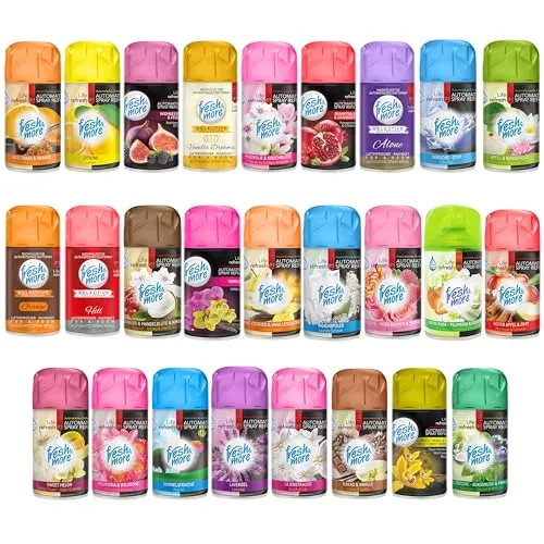 Fresh & More Lufterfrischer Nachfüller 30er Mix Pack je 250ml - kompatibel mit Freshmatic-Max
