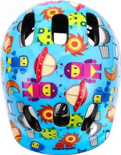 Meteor Schutzhelm, Kinderhelm, Fahrradhelm, Rollschuhe, MV6-2 Helm Kinderfahrradhelm Helm, größe S 48-52 cm space