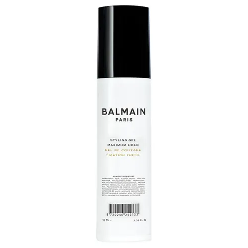 Balmain Hair Couture Styling Gel Maximum Hold 100 ml - Haarstyling-Produkte mit maximalem Halt, ideal für kreative Frisuren. Die wasserbasierte Formel sorgt für einfaches Auswaschen und verleiht Glanz sowie Feuchtigkeit.