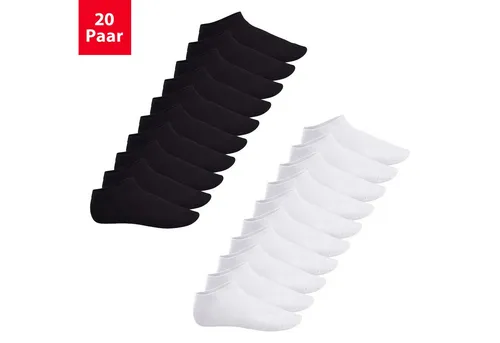 Footstar Füßlinge EVERYDAY! 10 Paar / 20 Paar Damen & Herren Sneaker Socken
