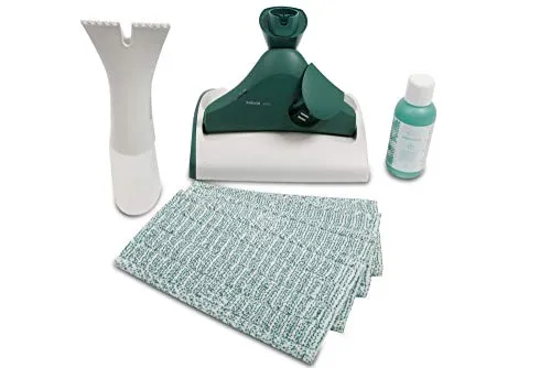 Vorwerk SP 520 Saugwischer – Wischsauger für Hartböden - Bodenreiniger Komplettset mit 4 Reinigungstüchern, ideal für bis zu 160 qm. Einfach waschbar bei 60 Grad. Top Zustand, 2 Jahre Garantie – perfekt für Haushalt und Gewerbe.