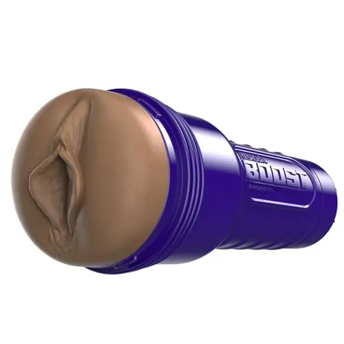 Fleshlight Boost Bang Dark - verbesserter SuperSkin Masturbator, Sex-Spielzeug extrem realistisch
