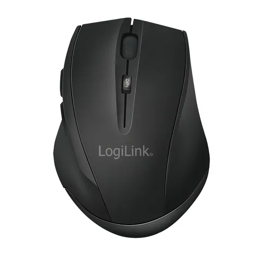 LogiLink ID0032A Bluetooth Laser Maus - Kabellose Bluetooth Maus mit 1600 dpi für präzises Arbeiten, 5 Tasten und bis zu 10 Meter Reichweite – ideal für PC und MAC.