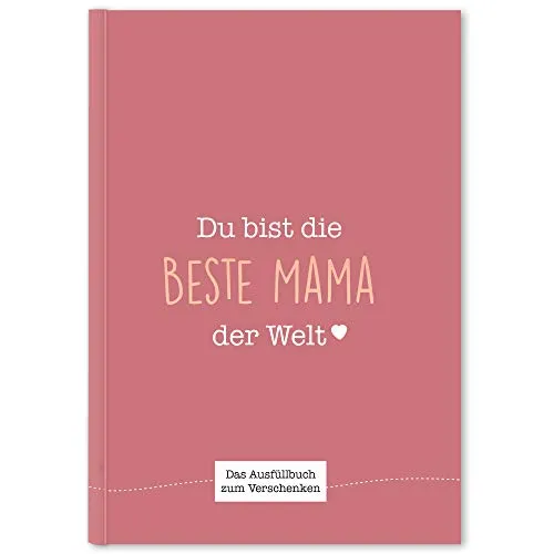 Cupcakes & Kisses® Mama Buch zum Ausfüllen I Muttertagsgeschenk I Geschenkidee für die Mama I Geschenk für die Mutter zum Geburtstag oder Muttertag