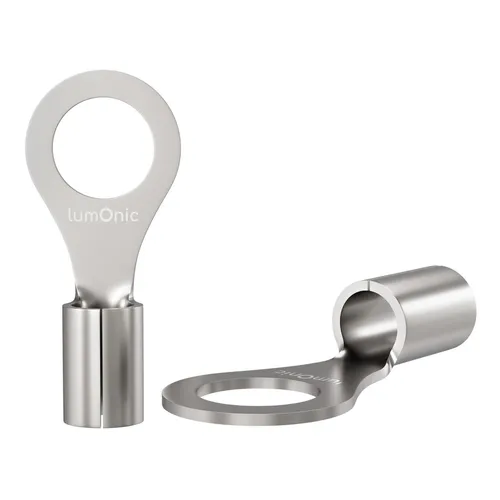 25x Ringkabelschuh blank 0,5-1,5mm² Lochdurchmesser M4 Ringzunge Kupfer verzinnt