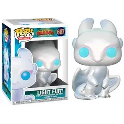 Funko Pop! Vinyl Figur: How to Train Your Dragon 3 - Light Fury - Hochwertige Vinyl-Sammelfigur mit 9,5 cm Höhe, ideal für Sammler und Fans. Perfekt als Geschenk für besondere Anlässe und eine tolle Ergänzung für jede Sammlung.