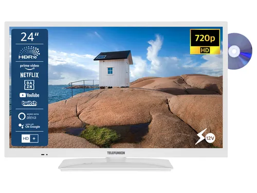TELEFUNKEN XH24SN550MVD 24 Zoll Smart TV - Fernseher mit HD ready, elegantes Design und Smart-Funktionen für ein modernes Fernseherlebnis in jedem Raum.