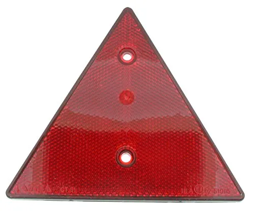 GREENSTAR 5108 Rückstrahler anpassbar mit 2 Löchern Rot