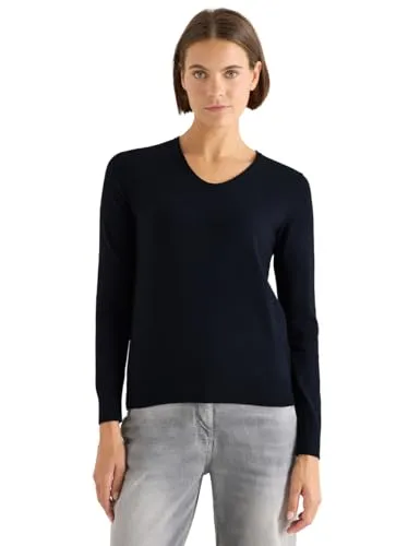 CECIL Kuscheliger Pullover urban Dark Blue M