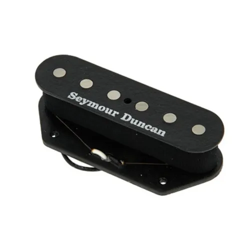 Seymour Duncan STL-2 Hot Tele Bridge Black - Gitarren- & Bass-Zubehör mit hohem Output für fetten Sound, ideal für Telecaster E-Gitarren. Alnico V Magneten und Wax-Potting verhindern Mikrofonie.