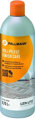 Pallmann Vollpflege Finish Care - 5 Liter Halbmatt - Bodenreiniger mit wasserbasierender Pflegeemulsion, die schmutzabweisend wirkt und die Lebensdauer Ihres Bodens verlängert. Ideal für die Erstpflege nach der Grundreinigung.