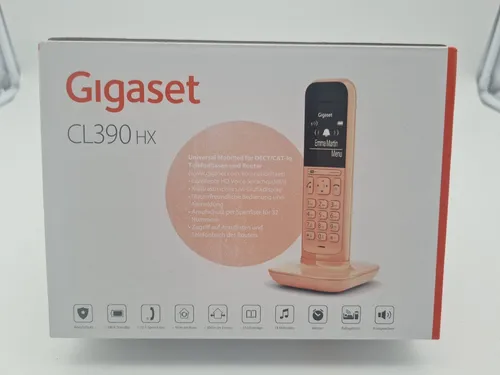 Gigaset CL390HX - Schnurloses DECT-Mobilteil mit Ladeschale, beste Sprachqualität und Schutz vor unerwünschten Anrufen