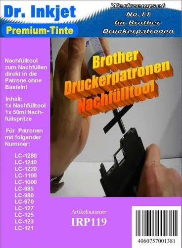 IRP119 - Nachfüllclip kompatibel für Brother Druckerpatronen - abwärtskompatibel - siehe Auflistung