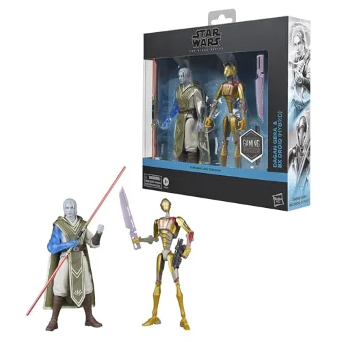 The Black Series Jedi Survivor Dagan Gera & BX Droid 15 cm - Spielfiguren Set mit detaillierten Action-Figuren von Dagan Gera und BX Droiden aus Star Wars Jedi: Survivor, ideal für Sammler und Fans der Galaxis.