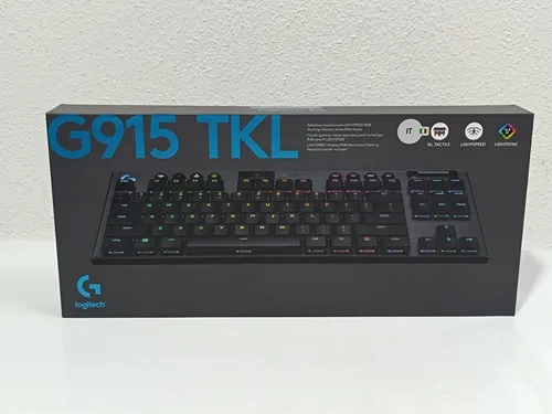 Logitech G 915 Lightspeed TKL - Kabellose Tenkeyless-Gaming-Tastatur, mit GL-Tactile Switches und LIGHTSYNC RGB-Beleuchtung für individuelles Gaming-Erlebnis