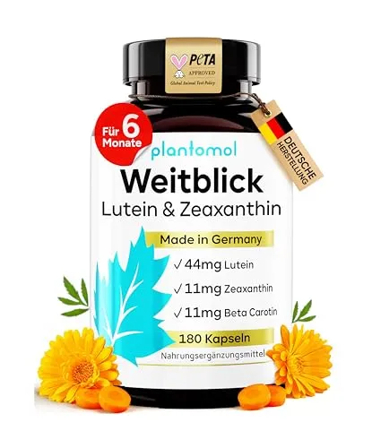 Lutein Zeaxanthin Kapseln von plantomol