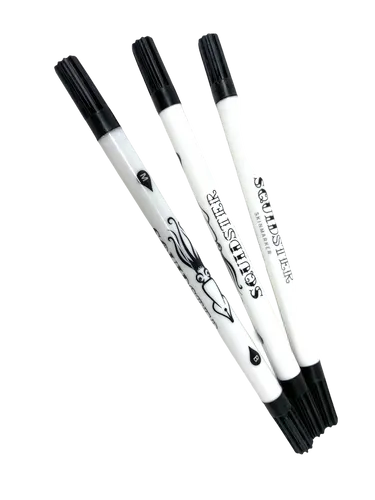 INKgrafiX® Steriler Hautstift Schwarz Squidster Skin Marker Haut Stift Tattoo DE