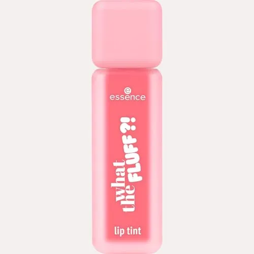 Produktbild essence WHAT THE FLUFF?! lip tint, Lipgloss, Nr. 01, Rot, vegan, ohne Parabene, ohne Mikroplastikpartikel, Nanopartikel frei, 1er Pack (5.1ml)