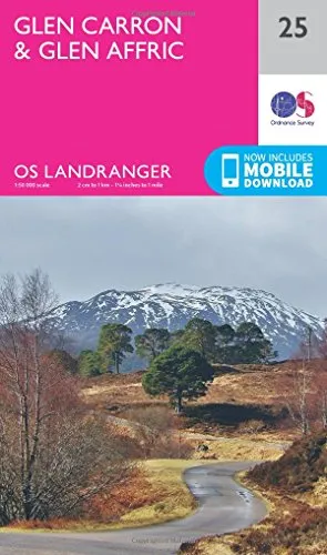 Produktbild Glen Carron & Glen Affric (OS Landranger Map, Band 25)