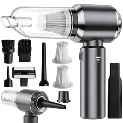 Handstaubsauger Akku 5500PA, Staubsauger, Akku-Handstaubsauger, Autostaubsauger Kabellos mit 3 HEPA-Filter für Auto, Sofa, Büro, Tierhaare, Retoo
