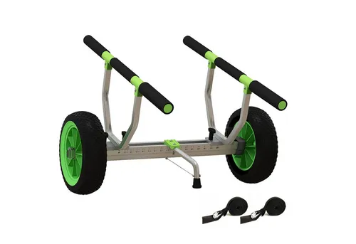 Novzep Transportwagen Bootswagen, verstellbare Breite, bis 100 kg belastbar, Aluminium, (1-St), 79 x 72,5 x 42 cm