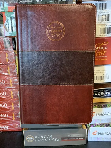 Produktbild Biblia Peshitta Traduccion De Los Antiguas Manuscristos Arameos Caoba Semi Piel