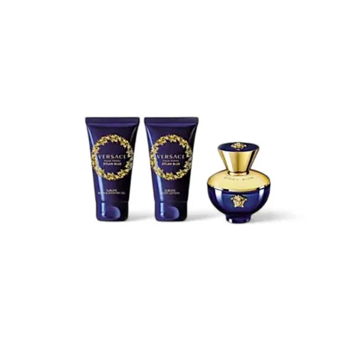 Versace Duft-Set Versace Dylan Blue Femme Duftset EDP 50 ml + 50 ml + 50 ml