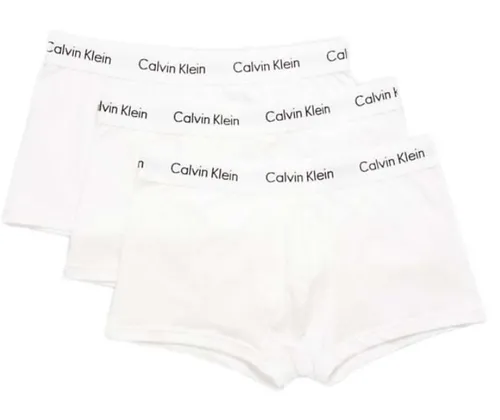 Calvin Klein Herren Boxershorts Low Rise Trunk in weiß von Calvin Klein