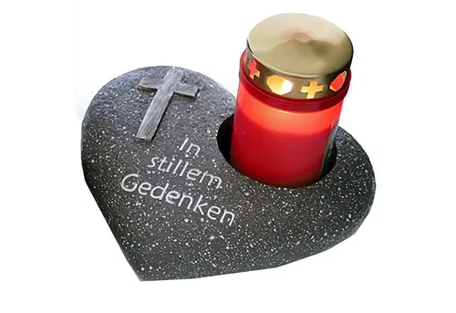 Annastore Gartenfigur Besinnliche Grabdeko zur Erinnerung - Grabschmuck, (Grabfigur, Friedhof Deko), frostfest und witterungsbeständig