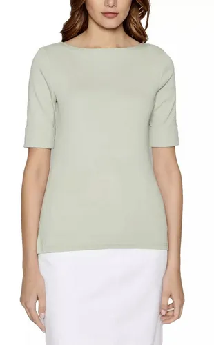 Lauren Ralph Lauren T-Shirt Judy U-Boot Blusen Shirt Eingestickte 