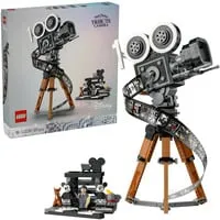 LEGO Disney Kamera 43230 - Vintage Filmkamera Set für Erwachsene, inklusive Mickey und Minnie Maus Minifiguren, perfektes Geschenk für Disney-Fans