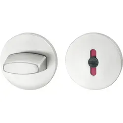 FSB WC-Rosette 17 1735, ø 55 mm - Türsicherungen: Robuste Aluminium-Rosette mit schwarzem Kunststoffschlitz, ideal für sichere WC-Türen und kombinierbar mit ASL-Teilen.