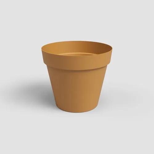 Artevasi Capri Pot 40 x 34,7 cm – Stilvoller Blumentopf in gelb von Artevasi