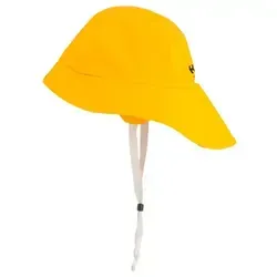 Helly Hansen SVOLVAER SOU'WESTER Regenmütze 79816 - light yellow - 61/62 - Arbeits- & Schutzkleidung für Angler, wasserdicht nach EN 343 und mit Ohrenklappen für zusätzlichen Schutz bei schlechtem Wetter.