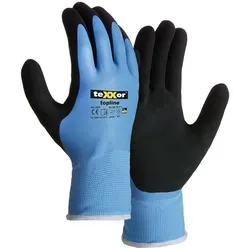 Winterhandschuh Latex Blau/schwarz 2228 Größe 11 - Texxor