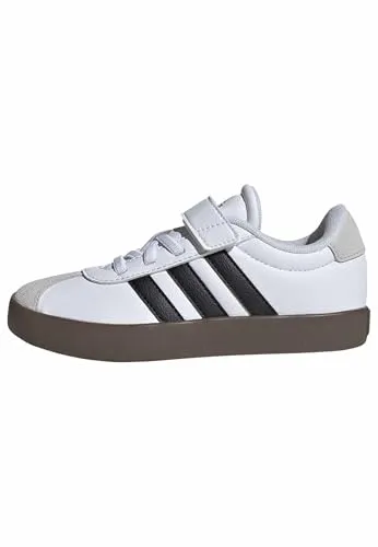adidas Kid's VL Court 3.0 EL Sneaker in grau von adidas