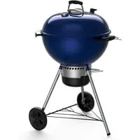 Holzkohlegrill Master-Touch GBS C-5750 Deep Ocean Blue - Grill mit 57 cm Durchmesser, verchromtem Grillrost und variabler Leistung für perfektes Grillvergnügen im Freien.